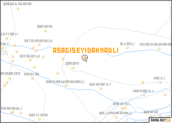 map of Aşağı Seyidǝhmǝdli