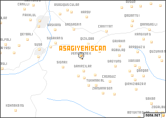 map of Aşağı Yemişcan