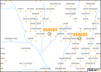 map of Asagon