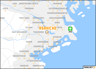 map of Asahichō