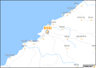 map of Asai