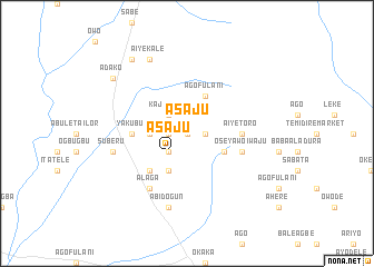 map of Asaju