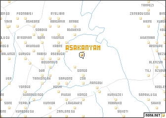 map of Asakanyam