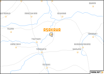 map of Asakawa