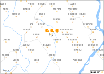 map of Asala II