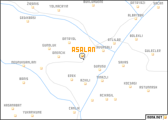 map of Aşalan