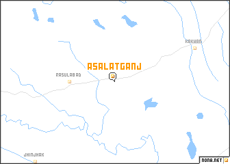 map of Asalatganj