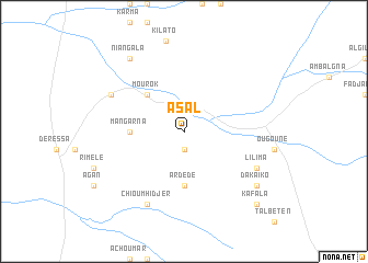 map of Asal