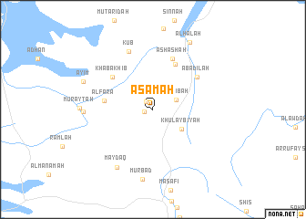 map of ‘Asamah