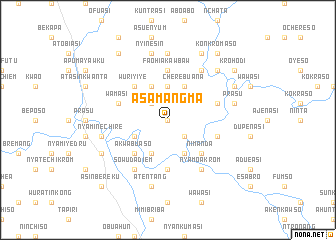 map of Asamangma