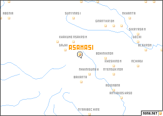 map of Asamasi