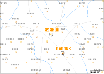 map of Asamuk