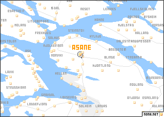 map of Åsane