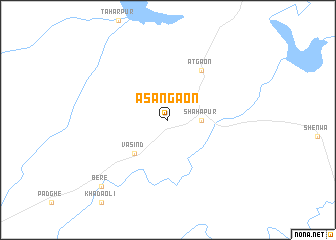 map of Asangaon