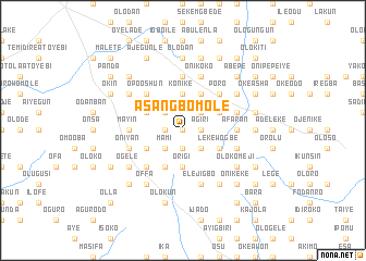 map of Asangbomole
