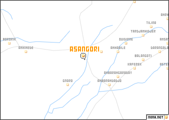 map of Asangori