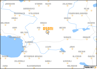 map of Asāni