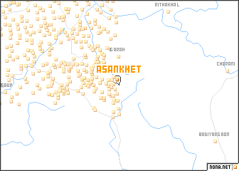 map of Asānkhet