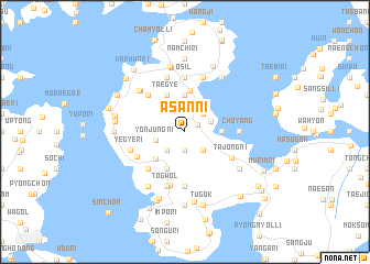 map of Asan-ni