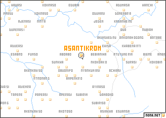 map of Asantikrom