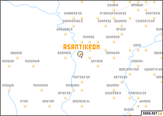 map of Asantikrom