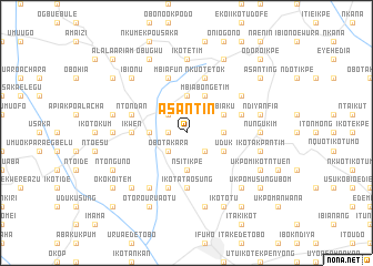 map of Asantin