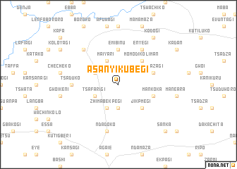 map of Asanyi Kubegi