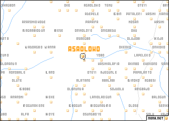 map of Asa Olowo