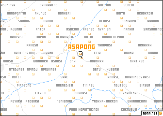 map of Asapong