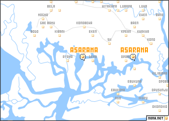 map of Asarama