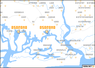 map of Asarama