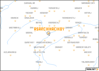 map of Asarcıkhacıköy