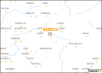 map of Asarcık