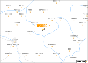 map of Asarcık