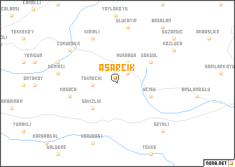 map of Asarcık