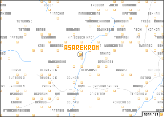 map of Asarekrom