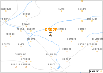 map of Asare