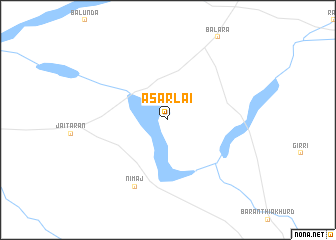 map of Āsarlai