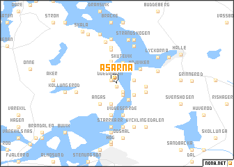 map of Åsarna