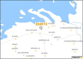 map of Asarte