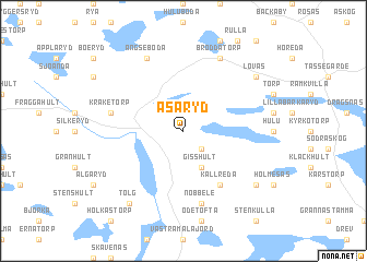 map of Asaryd