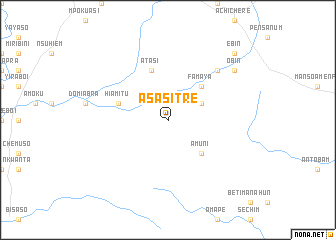 map of Asasitre