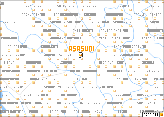 map of Āsāsuni