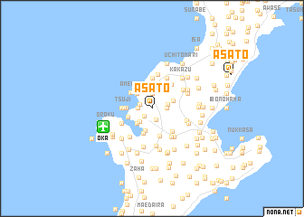 map of Asato
