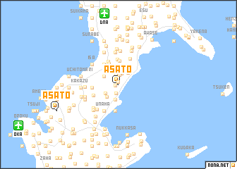 map of Asato