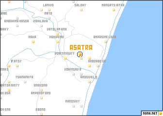 map of Asatra