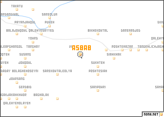 map of Asbāb