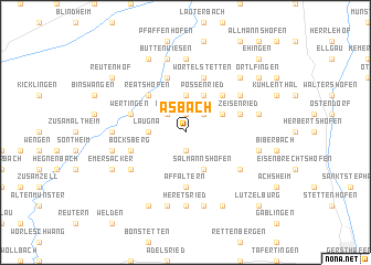 map of Asbach