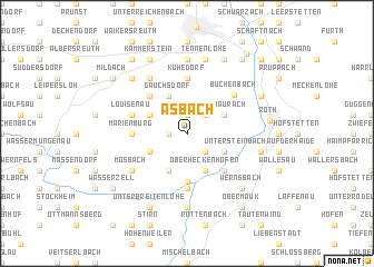 map of Asbach