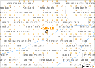 map of Asbach